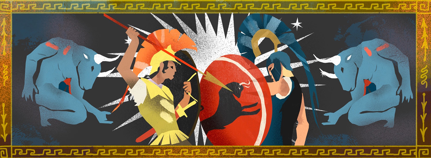 Illustrazione digitale di Gaia Cinquini, 2023, studentessa del Triennio in Graphic Design e Art Direction, NABA, Nuova Accademia di Belle Arti