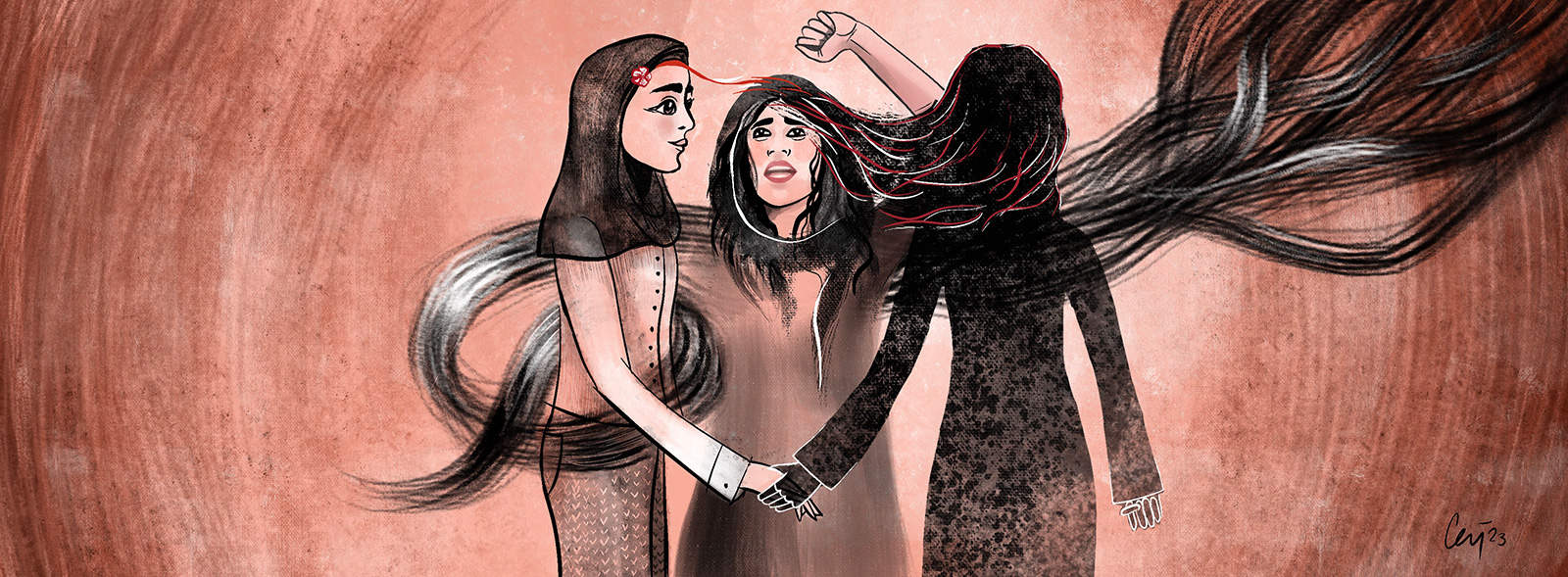 Illustrazione digitale di Cecilia Viganò, 2023