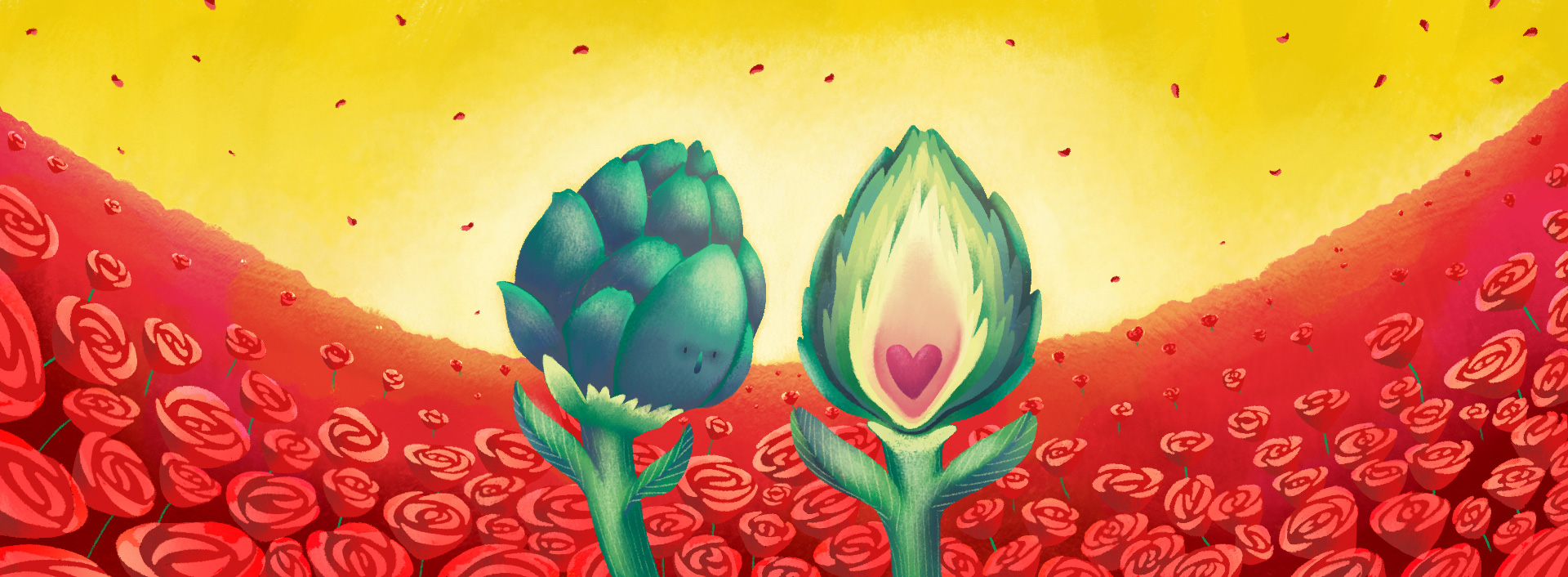 Illustrazione digitale di Dario De Marco, 2023, laureato in Graphic Design all' Istituto Pantheon Design & Technology