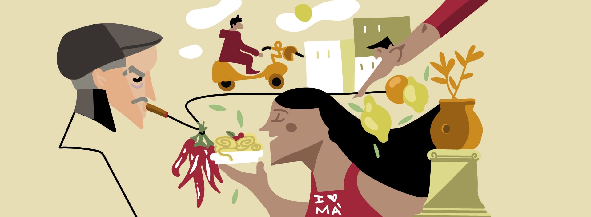 Illustrazione di Anna Corradi, 2022, studentessa presso l'Istituto Europeo di Design di Milano