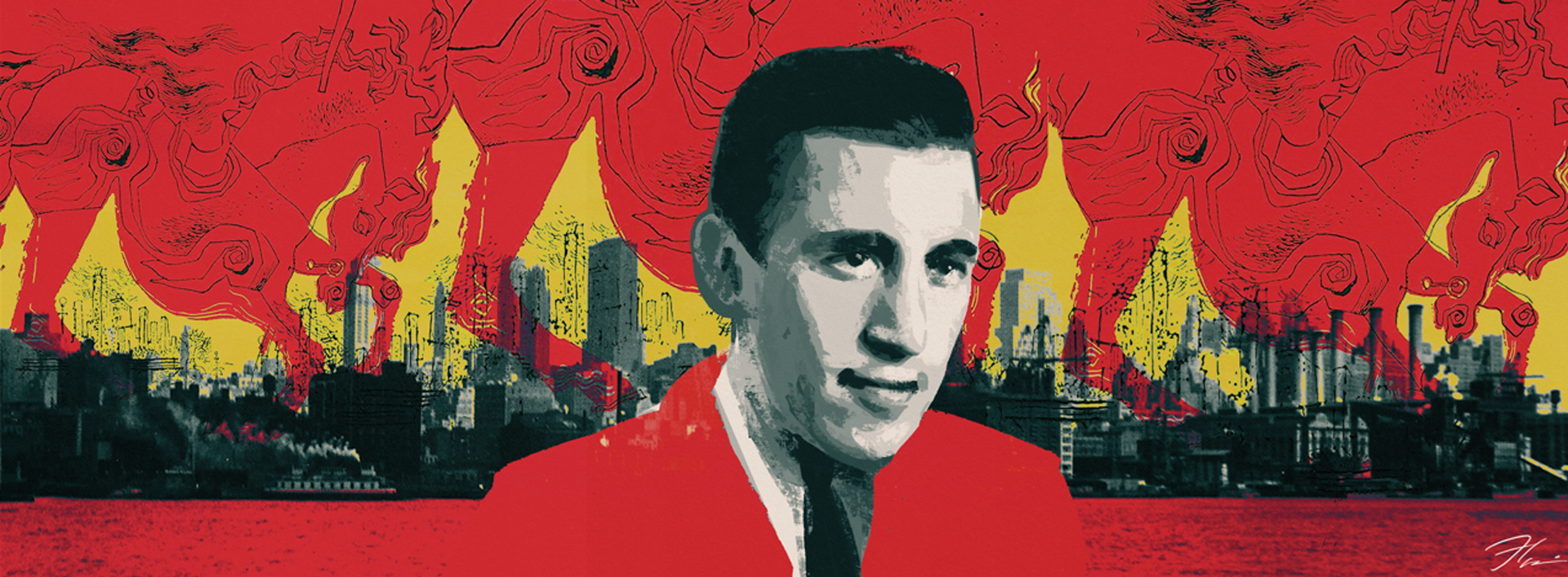 Illustrazione digitale di Francesco Vercesi, 2023, studente del Triennio in Nuove Tecnologie dell’Arte all’Accademia di Brera di Milano