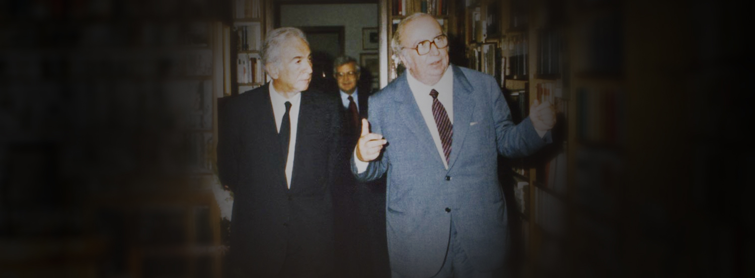 Illustrazione tratta da "Giovanni Spadolini. Quasi una biografia" di Cosimo Ceccuti, Polistampa 2019