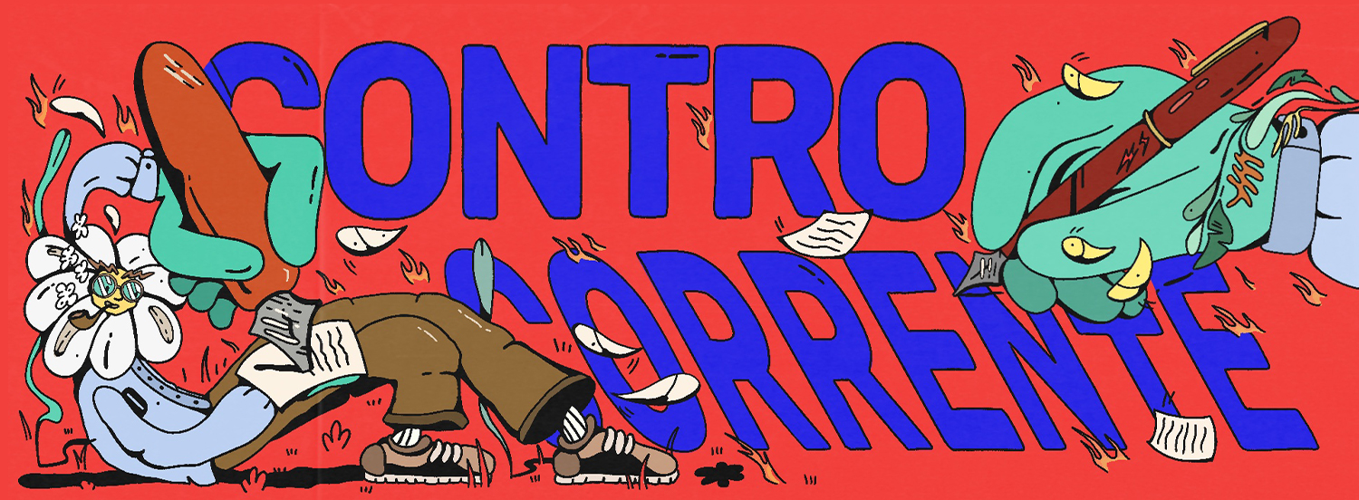 Illustrazione digitale di Gaia Cinquini, 2023, studentessa del Triennio in Graphic Design e Art Direction, NABA, Nuova Accademia di Belle Arti