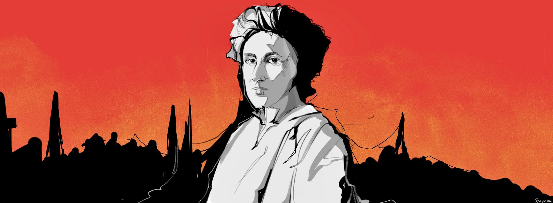 Illustrazione di Ginevra Sacchi, 2023, diplomata al Liceo artistico A. Volta di Pavia