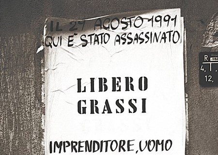 Immagine tratta dal libro "Libero Grassi. Storia di un'eresia borghese, di Marcello Ravveduto, Feltrinelli, 2012"
