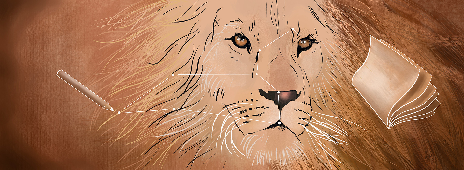 Illustrazione digitale di Cecilia Viganò, 2023