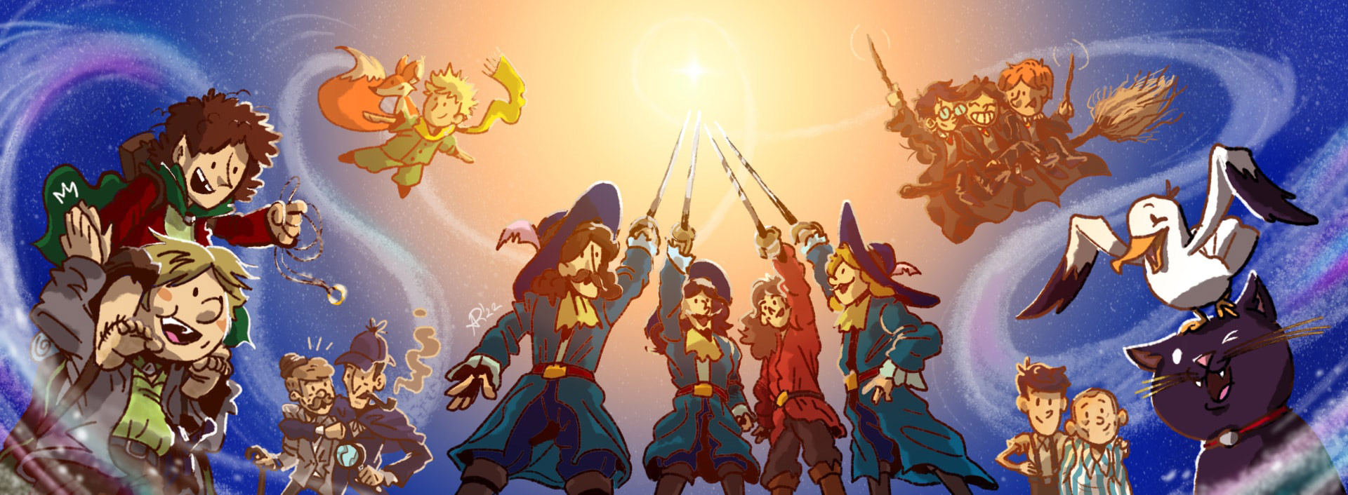 Illustrazione digitale di Alessandro Rizzato, 2022, studente presso l'Istituto Europeo di Design di Milano