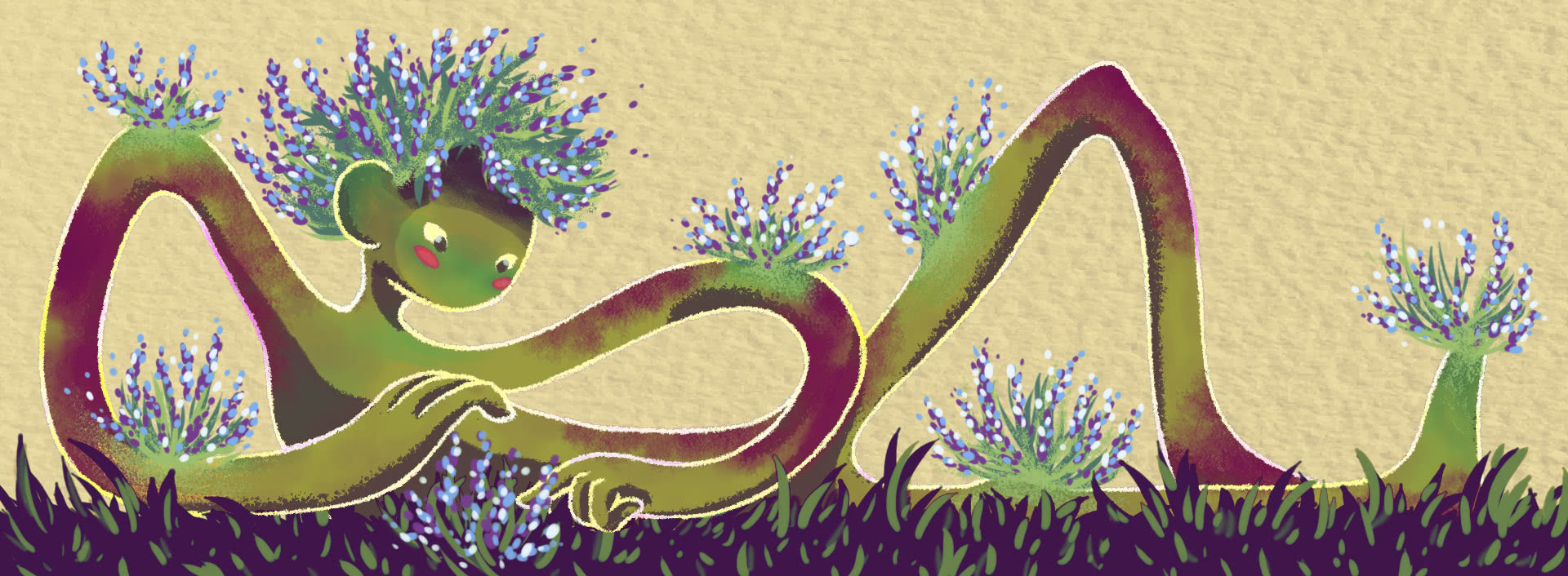 Illustrazione digitale di Anna Zonca 2022, studentessa presso l'Istituto Europeo di Design di Milano