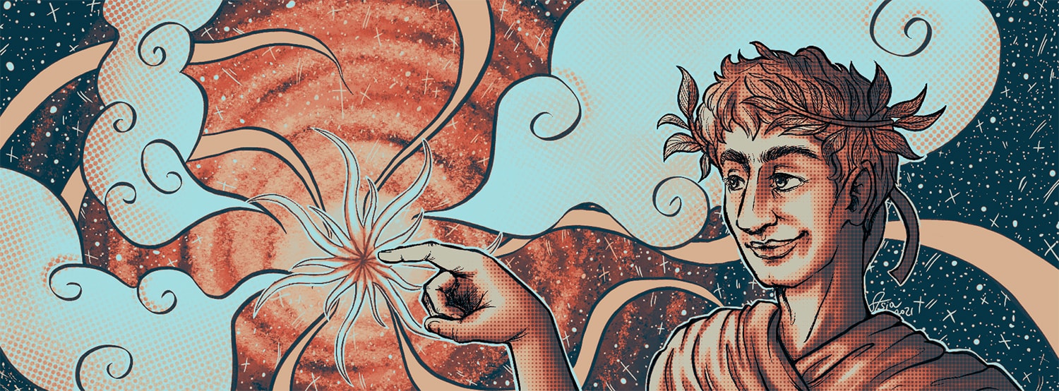 Illustrazione di Asia Cipolloni, 2022, studentessa del Liceo Artistico Volta di Pavia