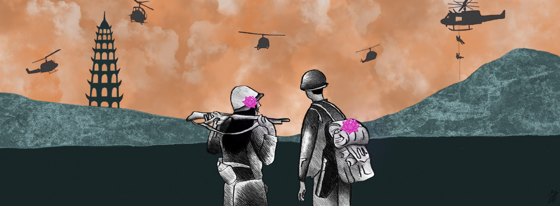 Illustrazione digitale di Ilaria Coppola, 2023