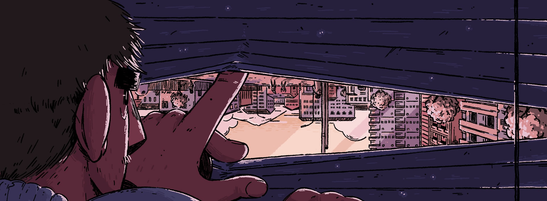 Illustrazione digitale di Alberto Corlade, 2022, studente del Triennio in Graphic Design e Art Direction, NABA, Nuova Accademia di Belle Arti 