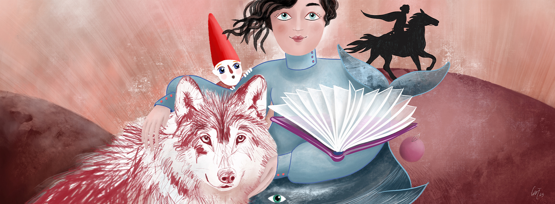 Illustrazione digitale di Cecilia Viganò, 2023