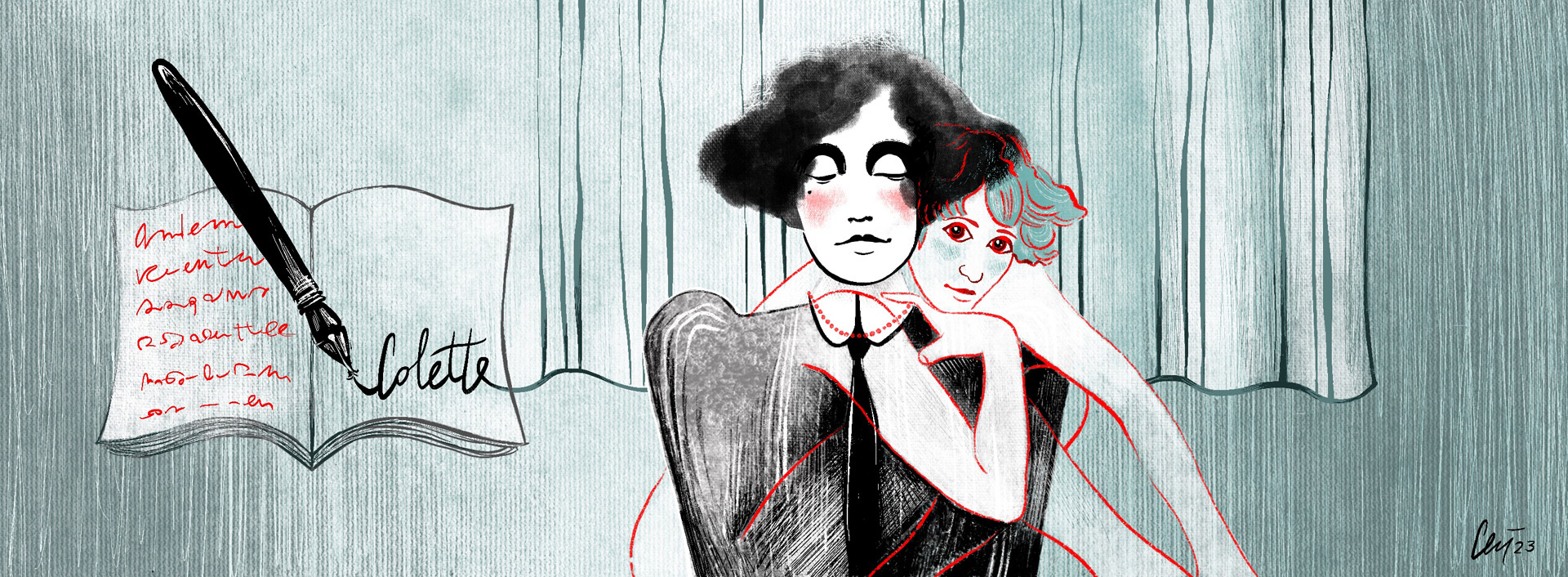 Illustrazione digitale di Cecilia Viganò, 2023