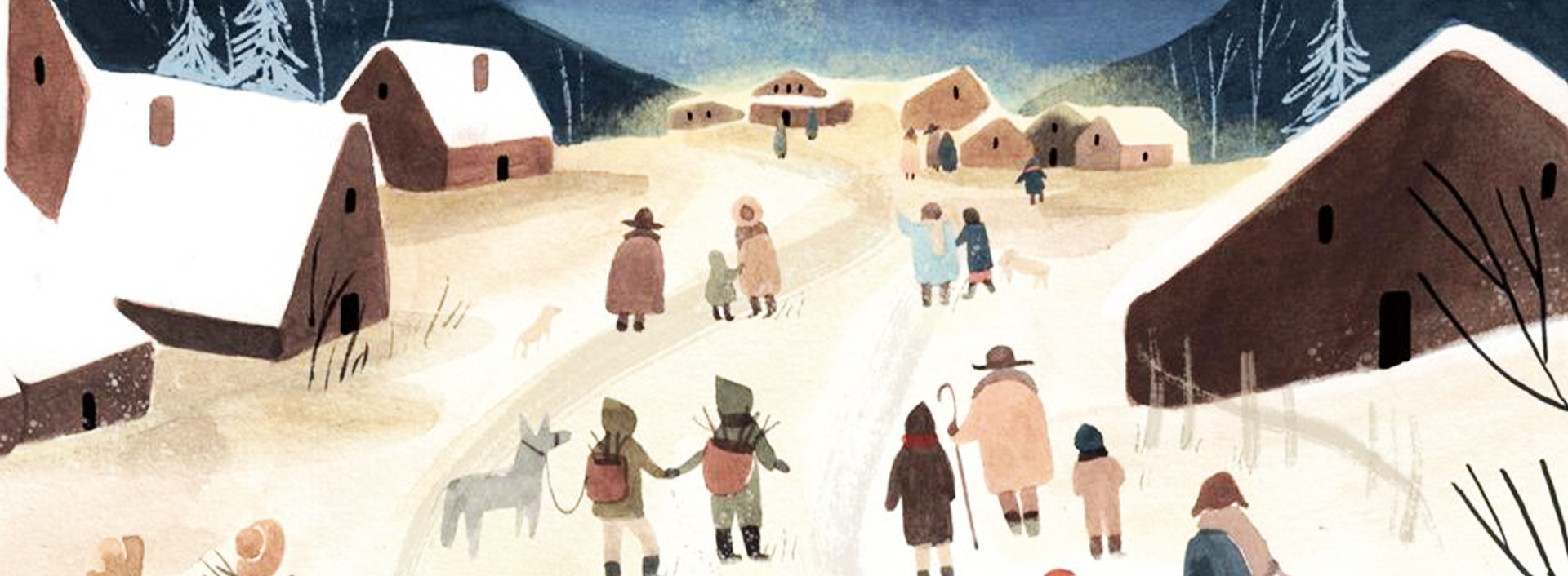 Immagine tratta dal libro "24 passi a Natale" di Silvia Vecchini, Lapis 2023