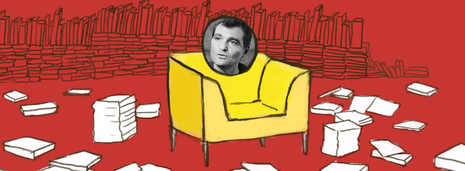 Illustrazione digitale di Laura Bornea, 2021 - la sigla delle interviste "Il profumo delle pagine" è cantata da Laura Salvi - compositore Marco Zoppi