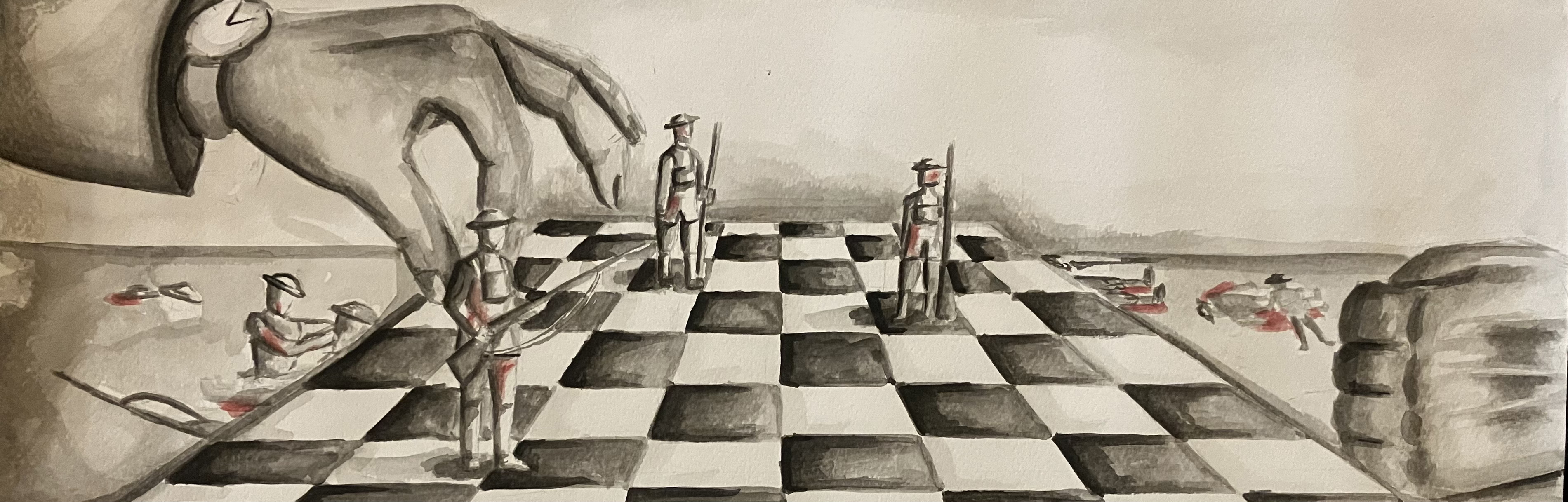 Illustrazione di Virginia Degli Antoni, 2023, studentessa del Liceo artistico A. Volta di Pavia