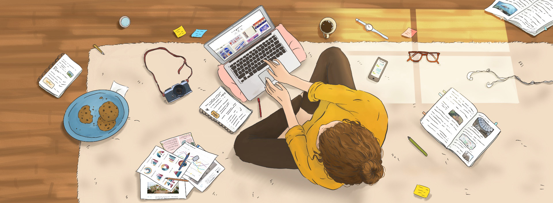 Illustrazione digitale di Adèle Baer, 2022