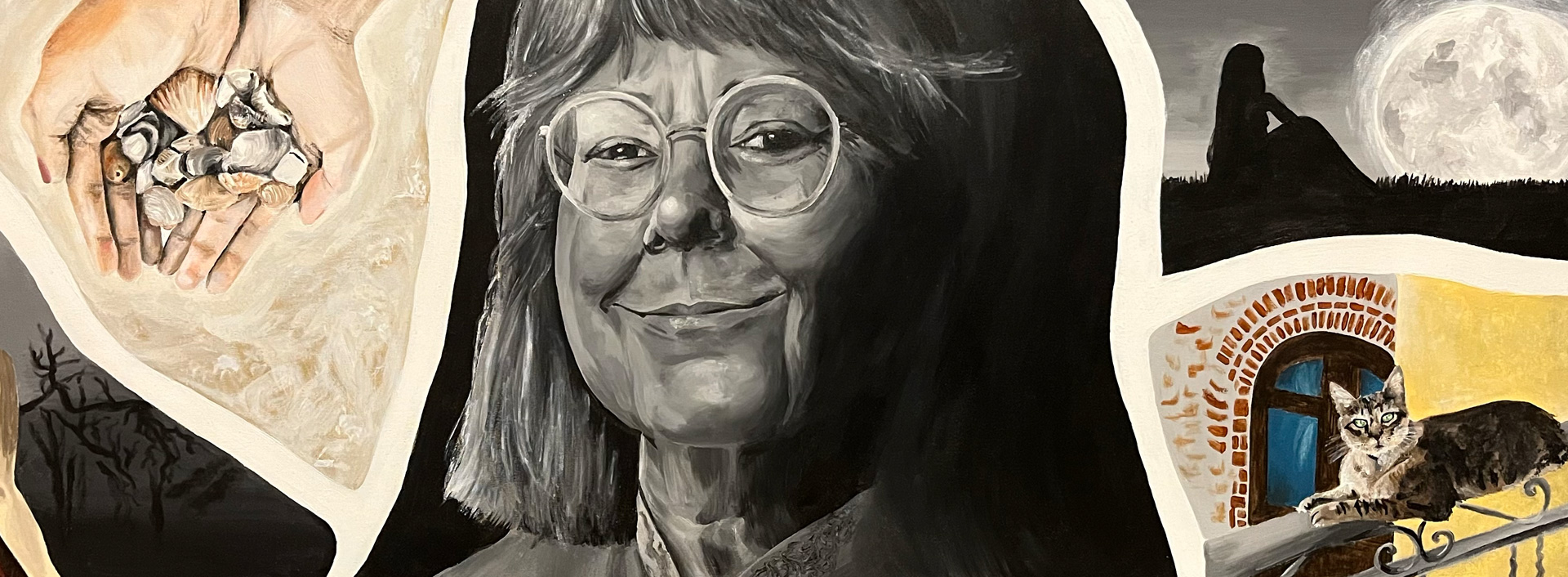 Illustrazione di Giorgia Borella, 2023, studentessa del Liceo artistico Volta di Pavia. Tecnica mista