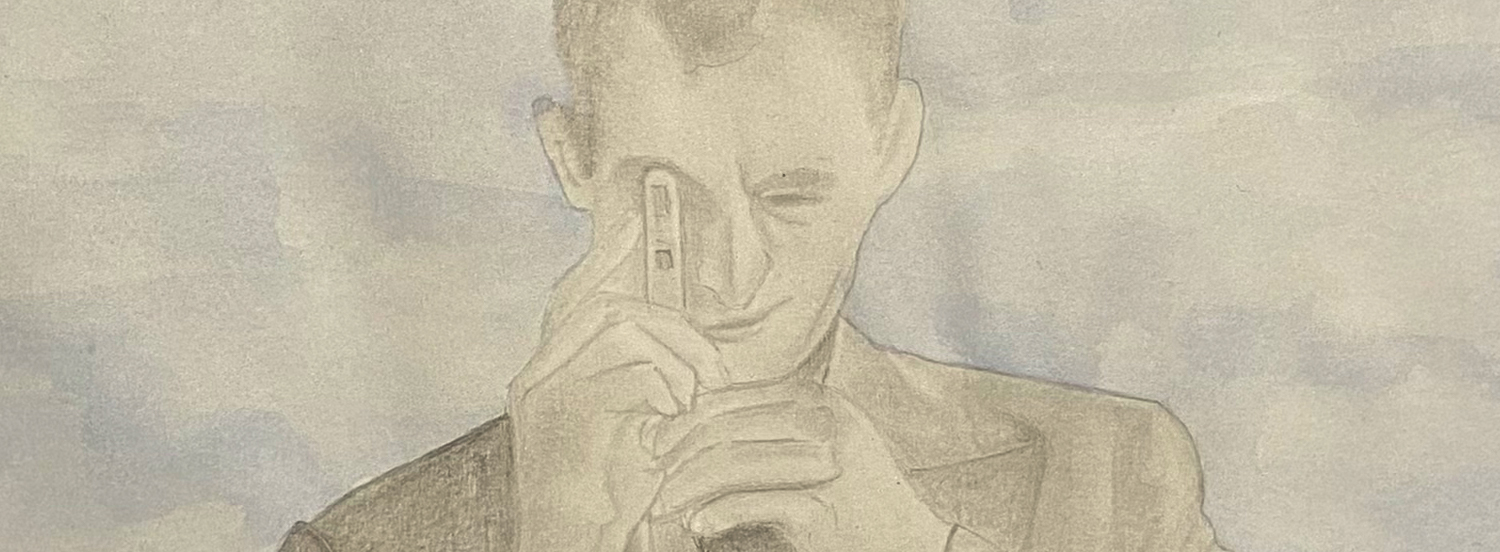 Illustrazione di Aurora Spada, 2024, studentessa del Liceo artistico Volta di Pavia. Tecnica mista