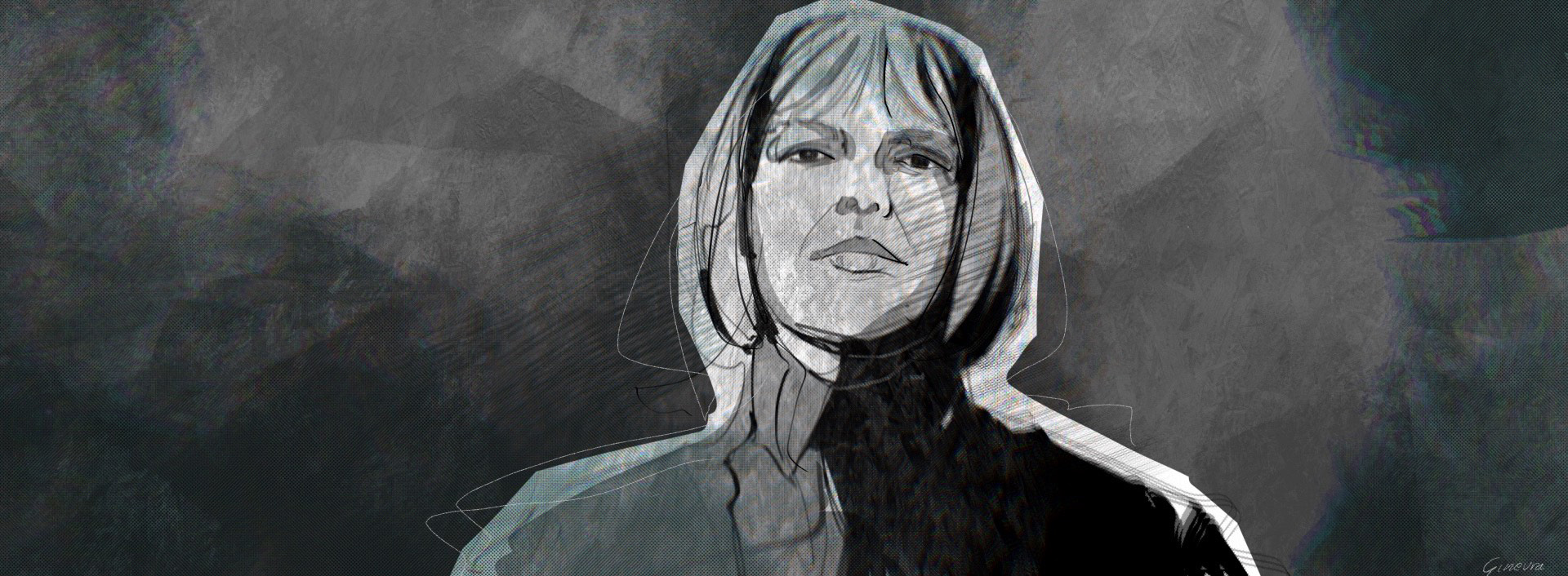 Illustrazione digitale di Ginevra Sacchi, 2023, frequenta il Triennio in Grafica d'arte all'Accademia di Belle Arti di Brera