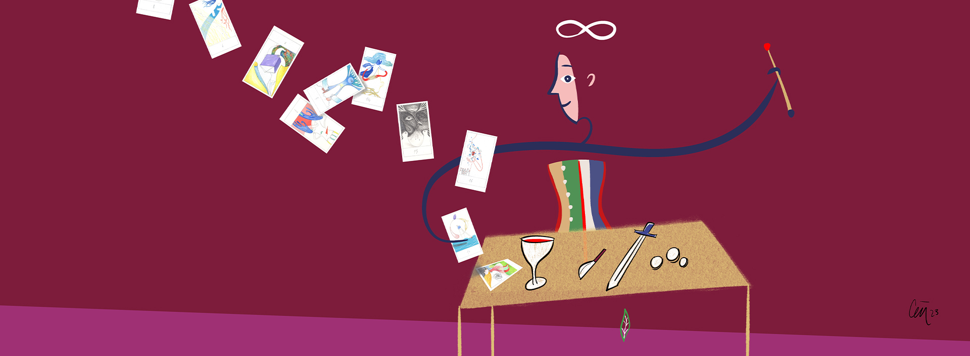 Illustrazione digitale di Cecilia Viganò, 2023