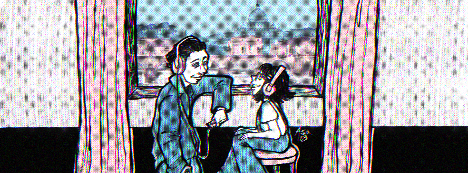 Illustrazione digitale di Asia Cipolloni, 2023, diplomata al Liceo artistico Volta di Pavia