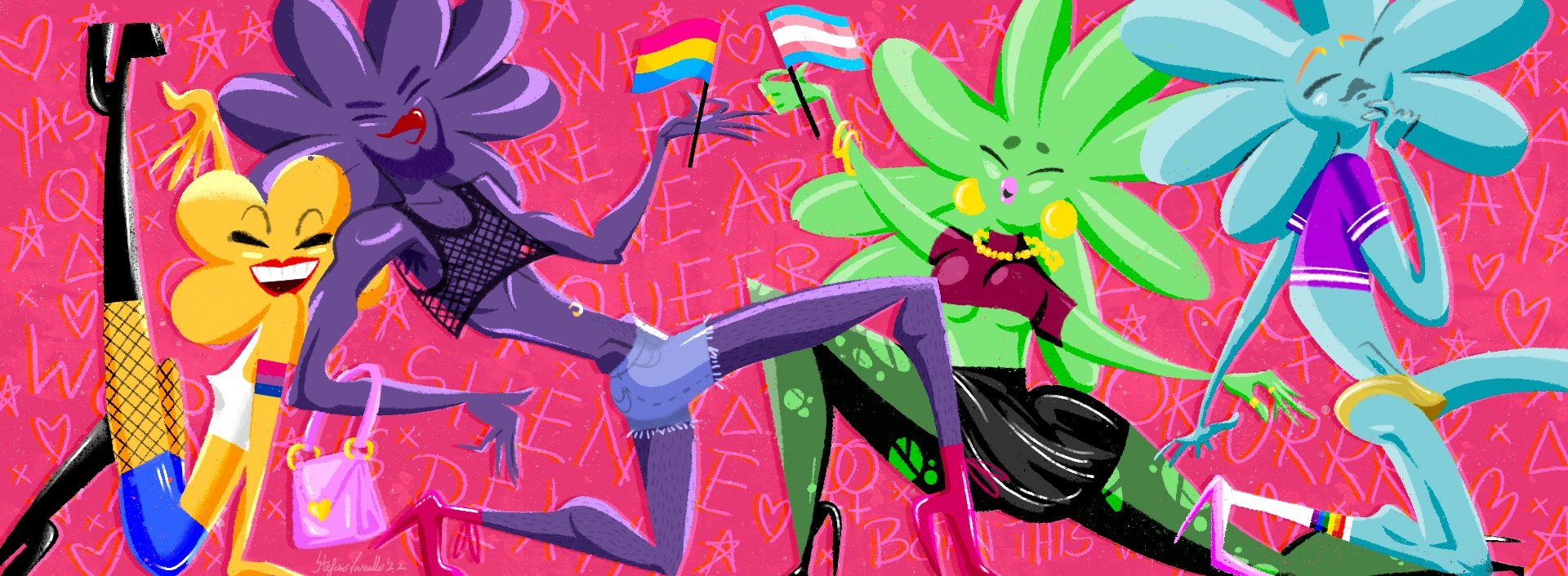 Illustrazione digitale di Stefano Vassallo, 2022, studente presso l'Istituto Europeo di Design di Milano