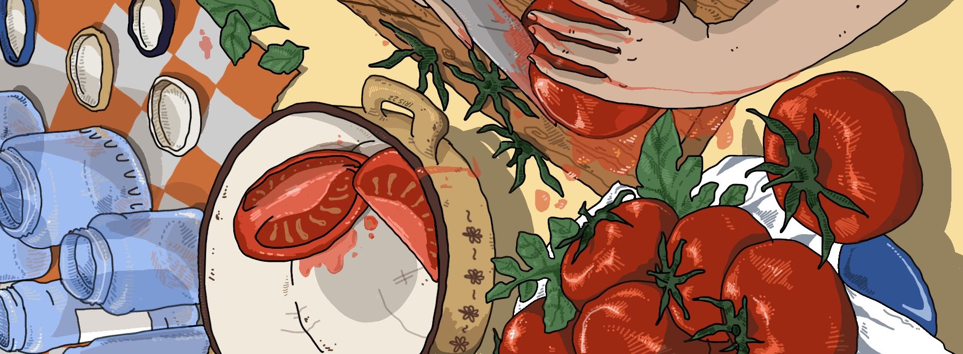 Illustrazione di Iris Stetco, 2022, studentessa presso l'Istituto Europeo di Design di Milano