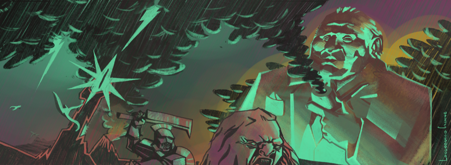 Illustrazione digitale di Carmine Longobucco, 2023, studente presso l'Istituto Europeo di Design di Milano