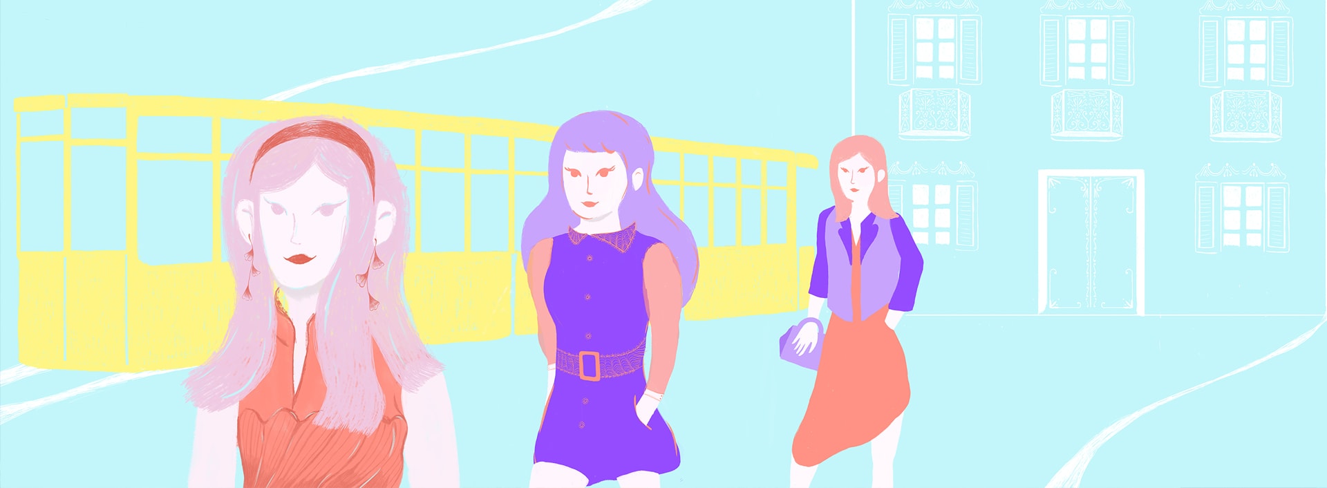 Illustrazione digitale di Serena Santorelli, 2022, studentessa del Triennio in Graphic Design e Art Direction, NABA, Nuova Accademia di Belle Arti