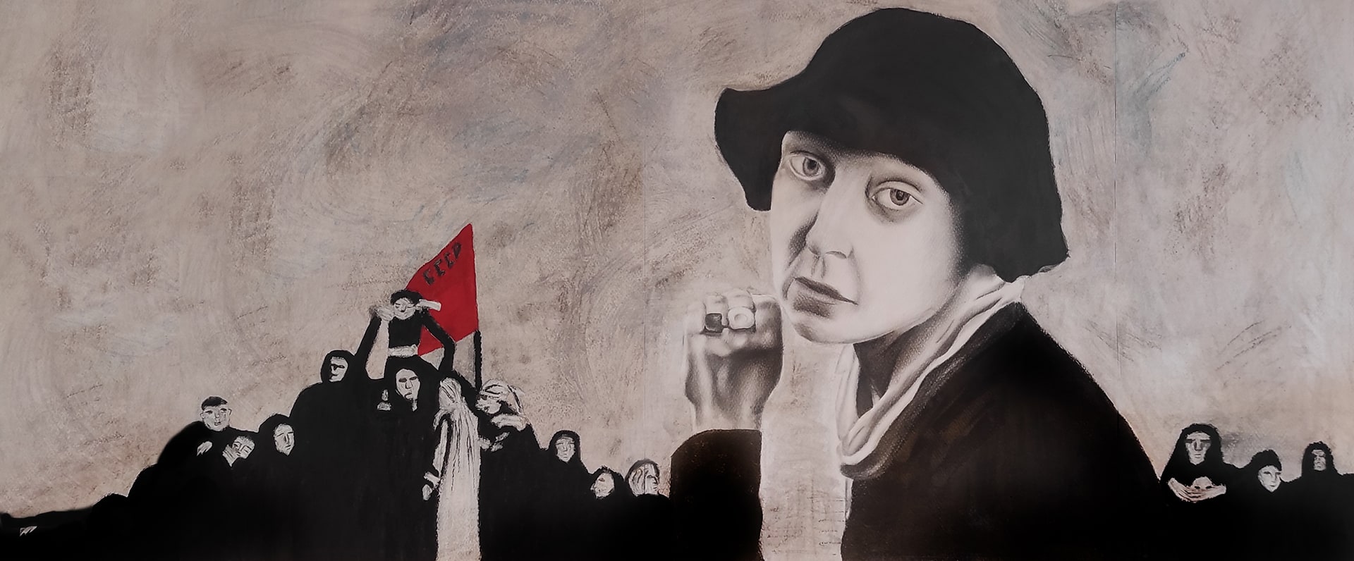 Illustrazione di Cristina Scotti, 2022, studentessa del Liceo Artistico Volta di Pavia