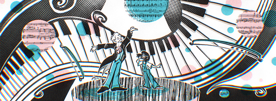 Illustrazione digitale di Asia Cipolloni, 2023, studentessa del Triennio in Illustrazione e Animazione allo IED, Istituto Europeo di Design