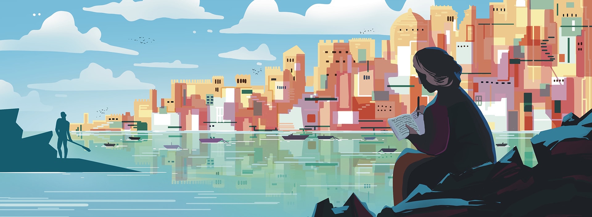 Illustrazione digitale di Tommaso Spadaro, 2021, studente del Triennio in Graphic Design e Art Direction, NABA, Nuova Accademia di Belle Arti