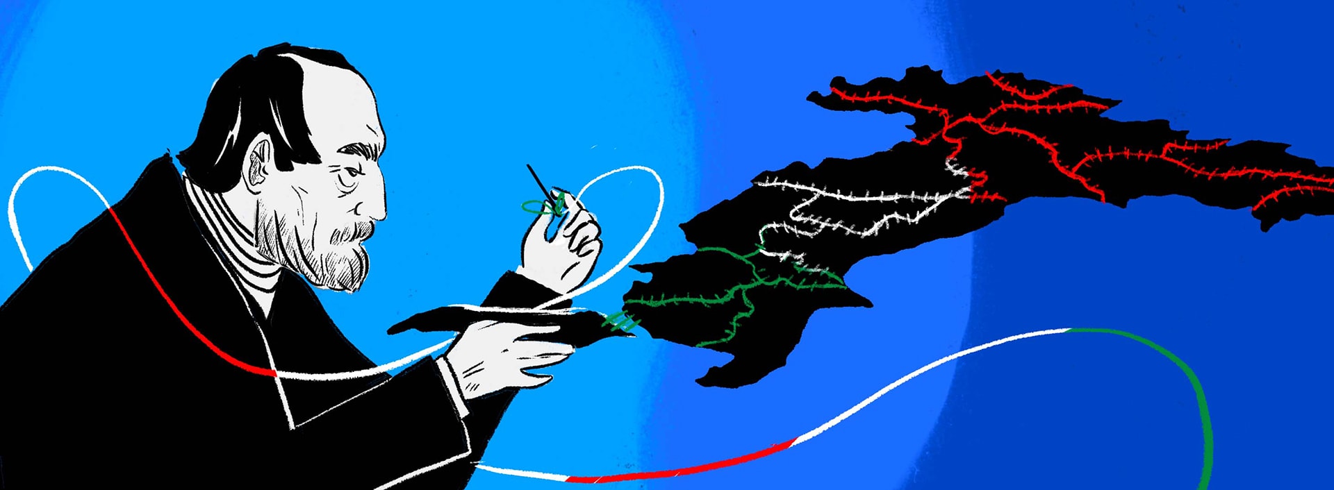 Illustrazione digitale di Tommaso Spadaro, 2022, studente del Triennio in Graphic Design e Art Direction, NABA, Nuova Accademia di Belle Arti 