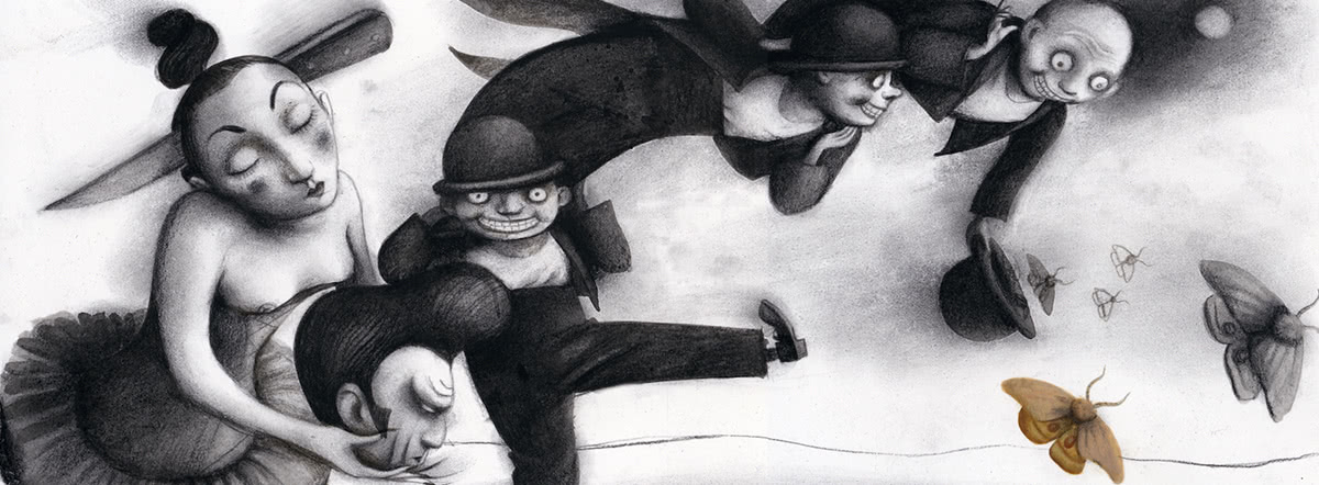 Illustrazione di Ana Juan tratto dal libro "Circurs", Logos 2010