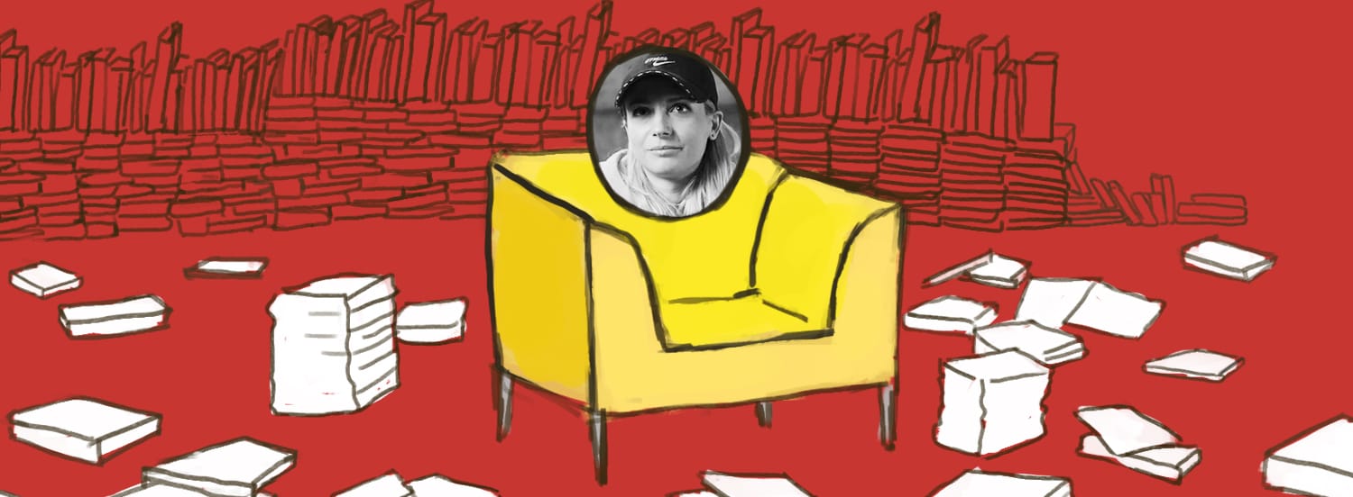 Illustrazione di Laura Bornea, 2021 - la sigla delle interviste "Il profumo delle pagine" è cantata da Laura Salvi - compositore Marco Zoppi