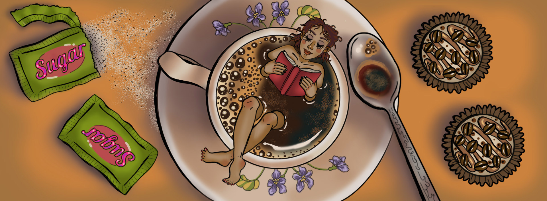 Illustrazione di Claudia Fiorelli, 2022, studentessa presso l'Istituto Europeo di Design di Milano