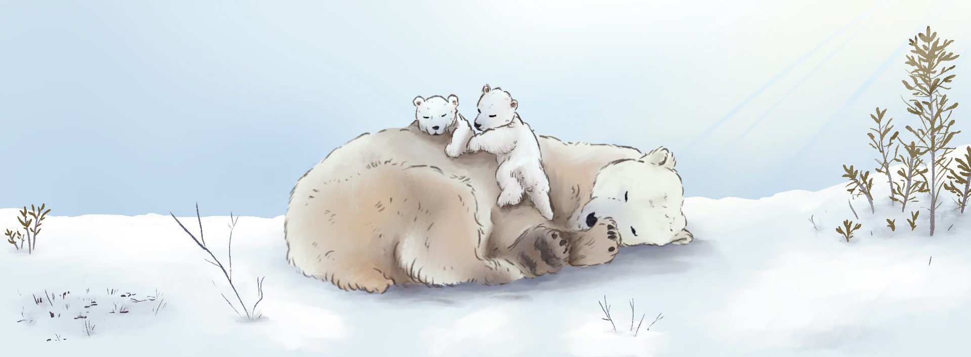 Illustrazione digitale di Adèle Baer, 2022