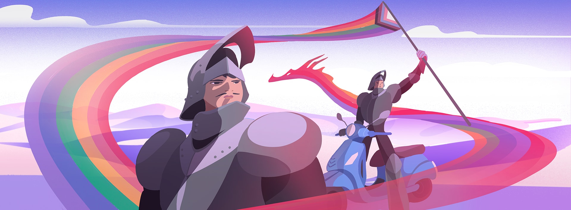 Illustrazione digitale di Nicolò Etiopia, 2022, studente del Triennio in Graphic Design e Art Direction, NABA, Nuova Accademia di Belle Arti