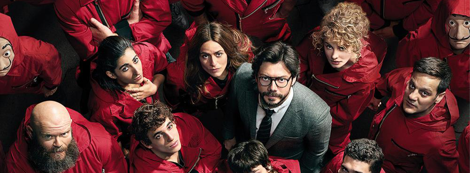 Illustrazione tratta da "La Casa di Carta. L'Accademia", Magazzini Salani 2021