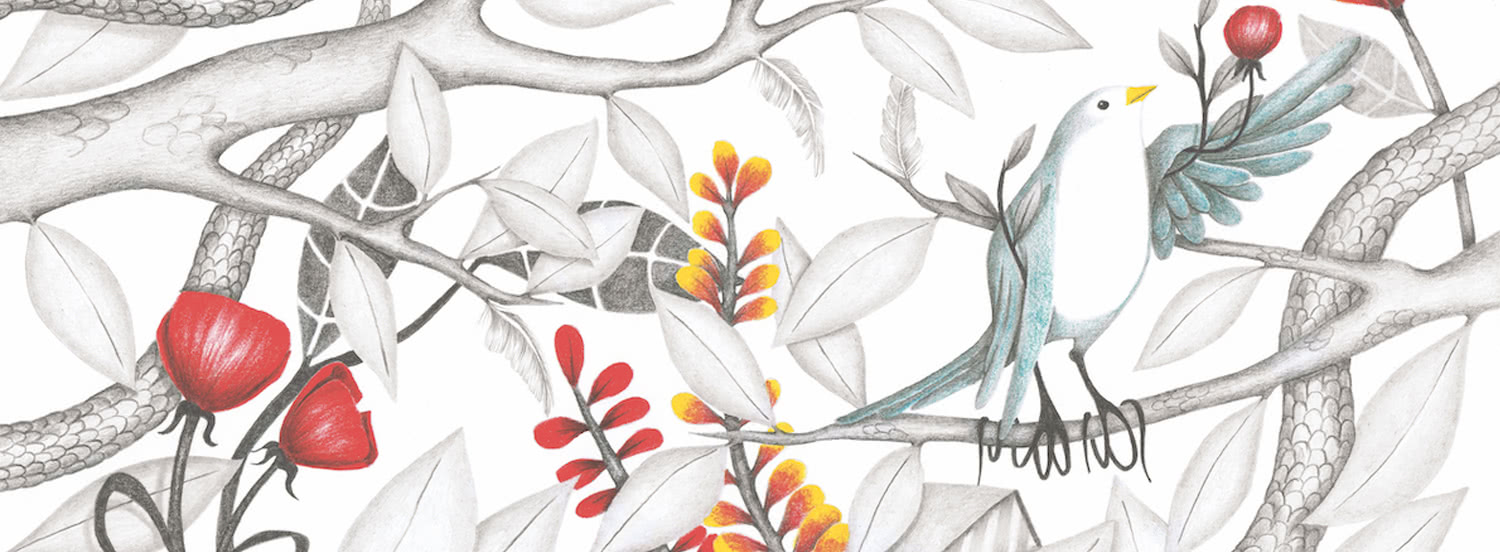 Illustrazione di Anna Paolini tratta dal libro "S'alza il vento",  Logos, 2018