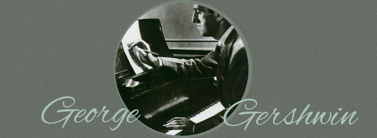 Immagine tratta da "George Gershwin Remembered" di Peter Adam, 1987