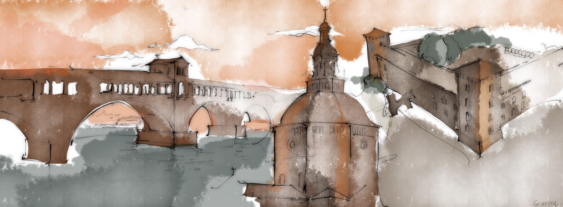 Illustrazione digitale di Ginevra Sacchi, 2023, frequenta il Triennio in Grafica d'arte all'Accademia di Belle Arti di Brera