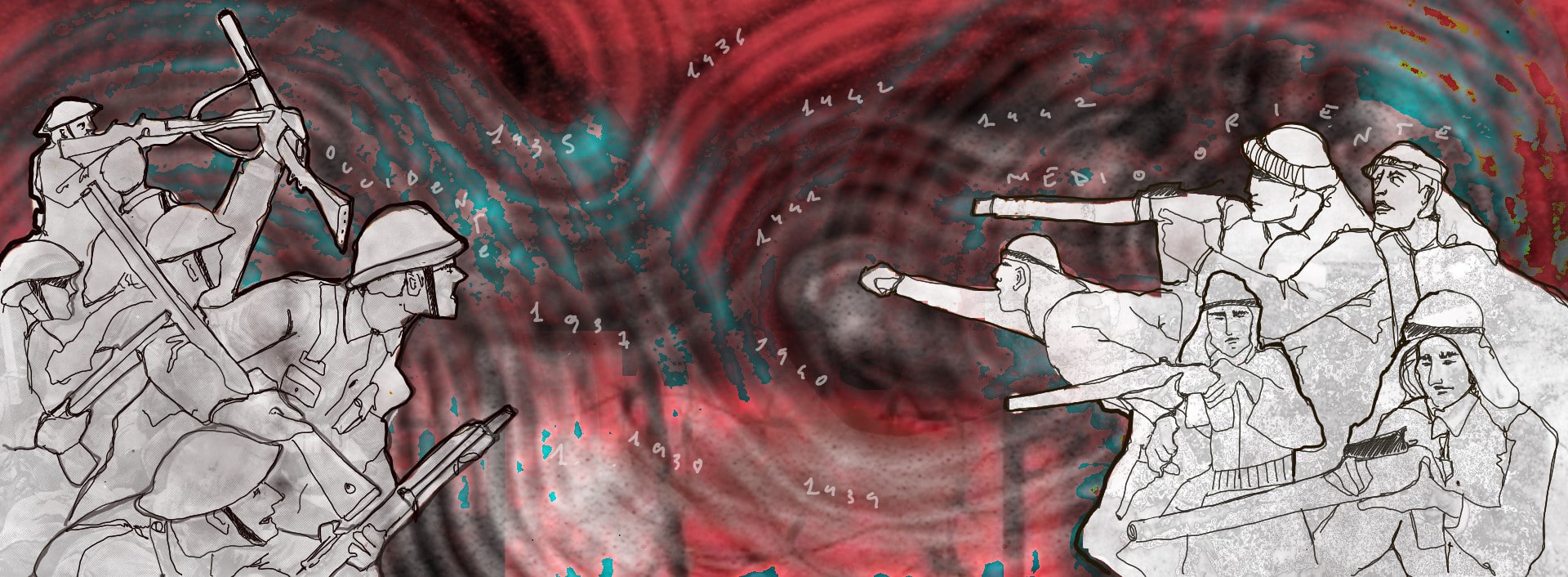 Illustrazione di Federica Santoro, 2022, studentessa del Triennio in Scenografia, NABA, Nuova Accademia di Belle Arti