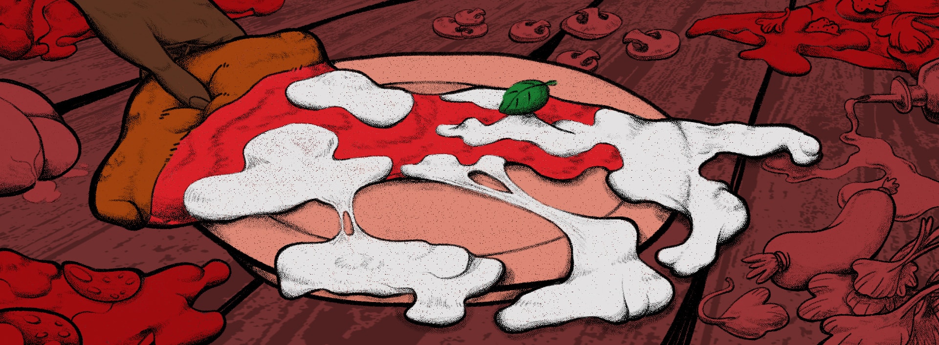 Illustrazione digitale di Angelo Carratello, 2022, studente presso l'Istituto Europeo di Design di Milano