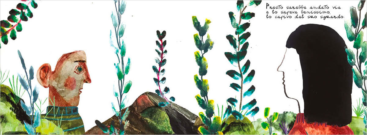 Immagine tratta dal libro "Il bambino dai capelli bianchi, di Enric Rodriguez (Autore) , Francesco Ferrucci (Traduttore) Ideestortepaper, 2023"