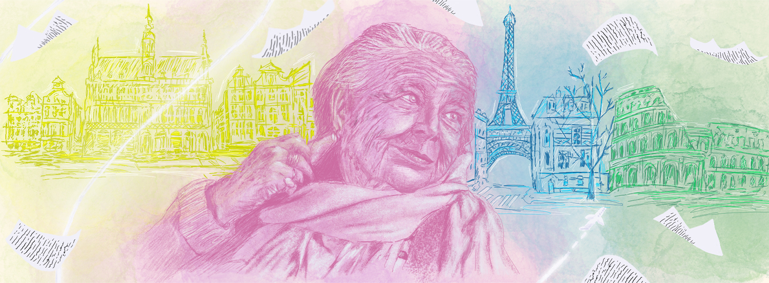 Illustrazione digitale di Larisa Flutur, 2023, studentessa del Liceo artistico Volta di Pavia