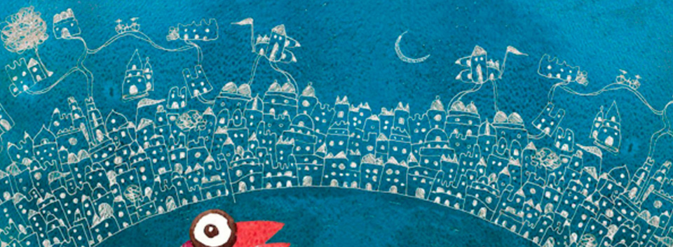  Immagine tratta dal libro "La vera storia del gabbiano Granbaccano e della sardina Rosalina, di Laura Lombardo, Rosa Lombardo, Ideestortepaper, 2021"