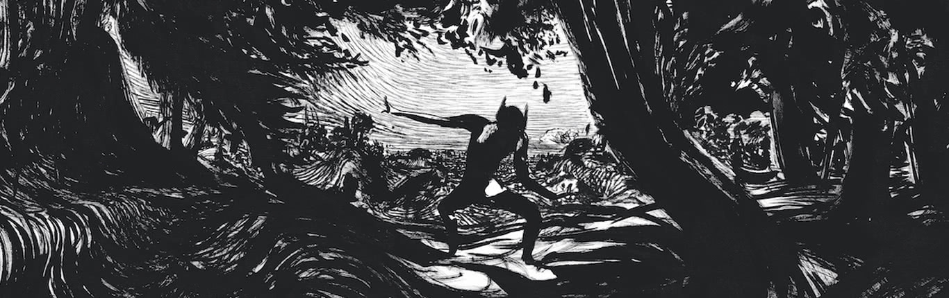 Illustrazione di Lorenzo Mattotti tratta dal libro "Oltremai", Logos 2013