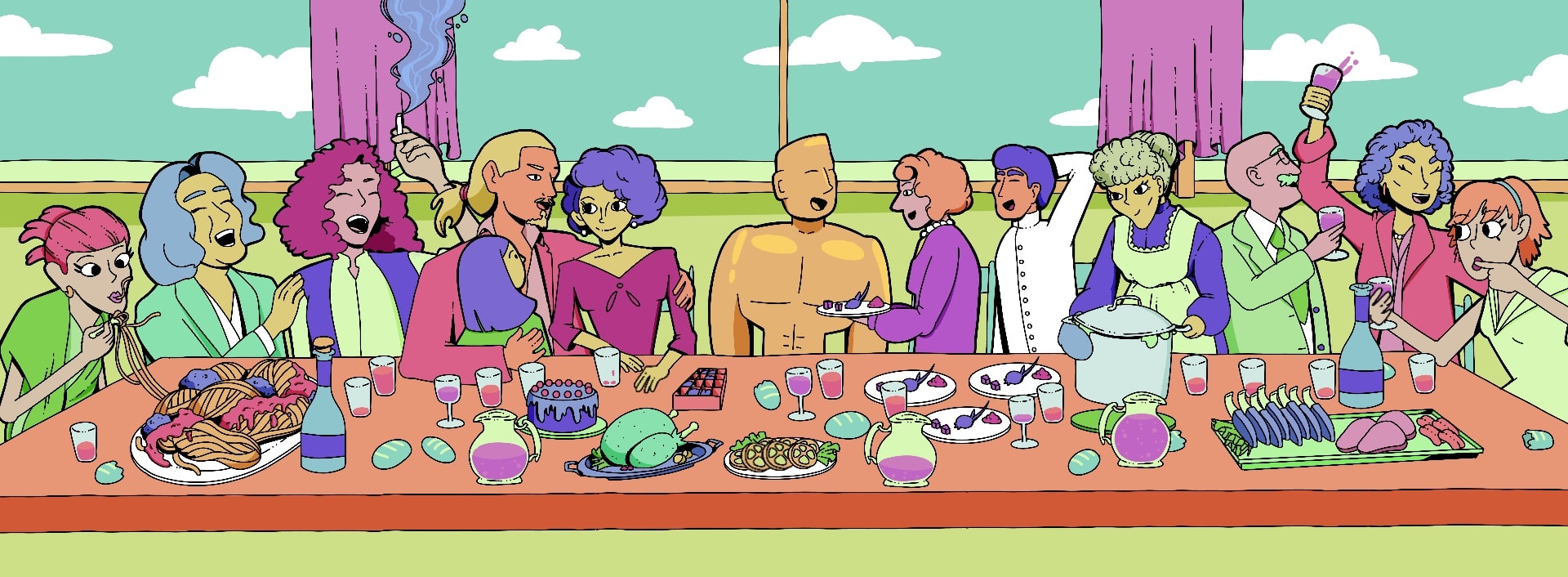 Illustrazione digitale di Elisa Maggioni, 2022, studentessa dell'Istituto Europeo di Design di Milano